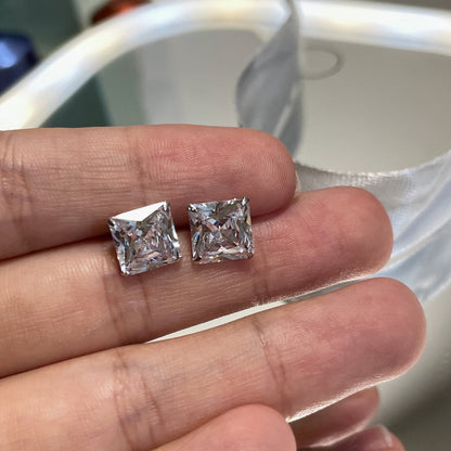 [Echo Fine ]Ornate Square Shape Earrings