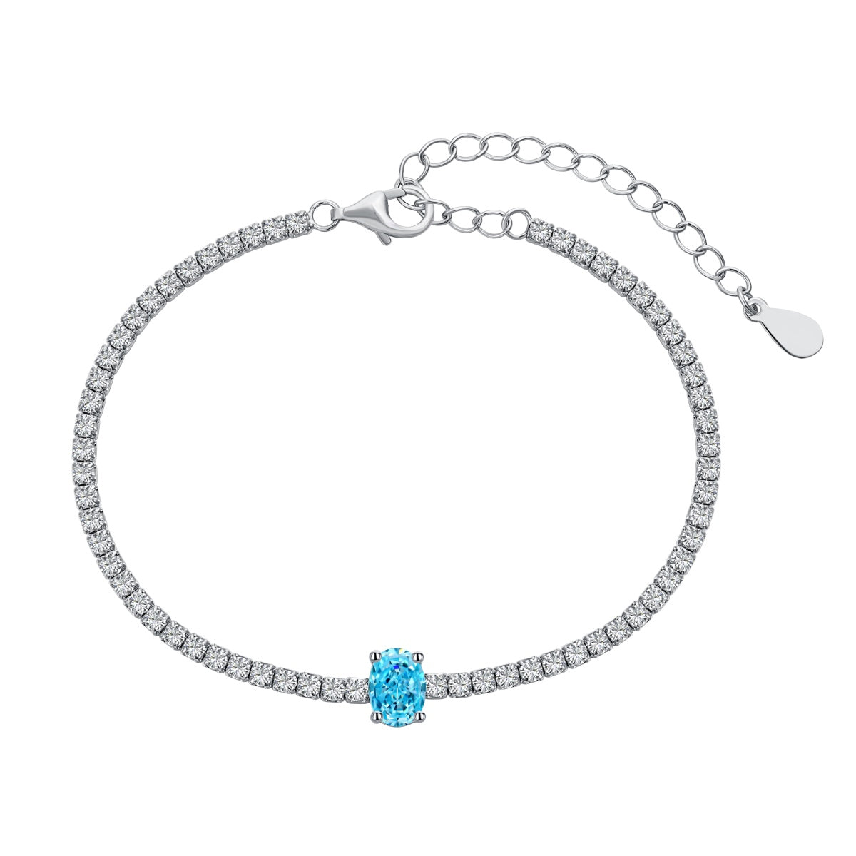 [Echo Fine ]0.75 Carat Exquisite Oval Cut Daily Bracelet