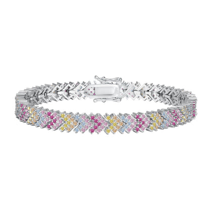 [Echo Fine ]Ornate Sparkling Round Cut Party Bracelet