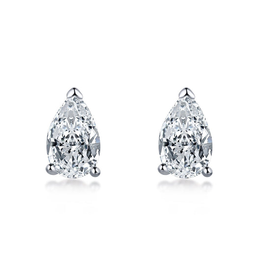 [Echo Fine ]Ornate Water Drop Shape Earrings