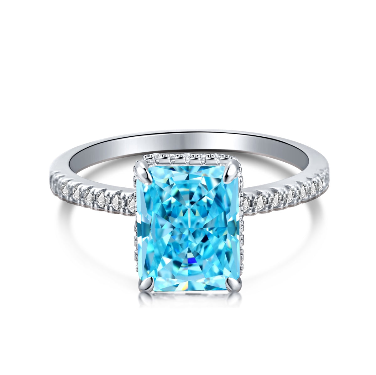[Echo Fine ]4.0 Carat Luxurious Engagement Ring