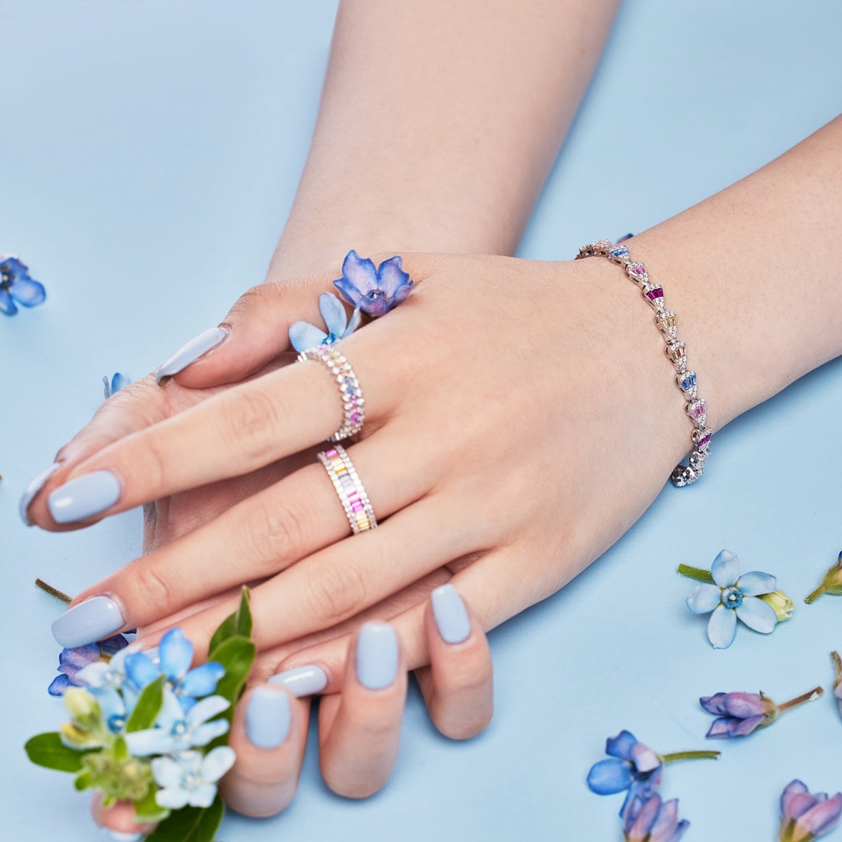 [Echo Fine ]Radiant Water Drop Shape Daily Bracelet