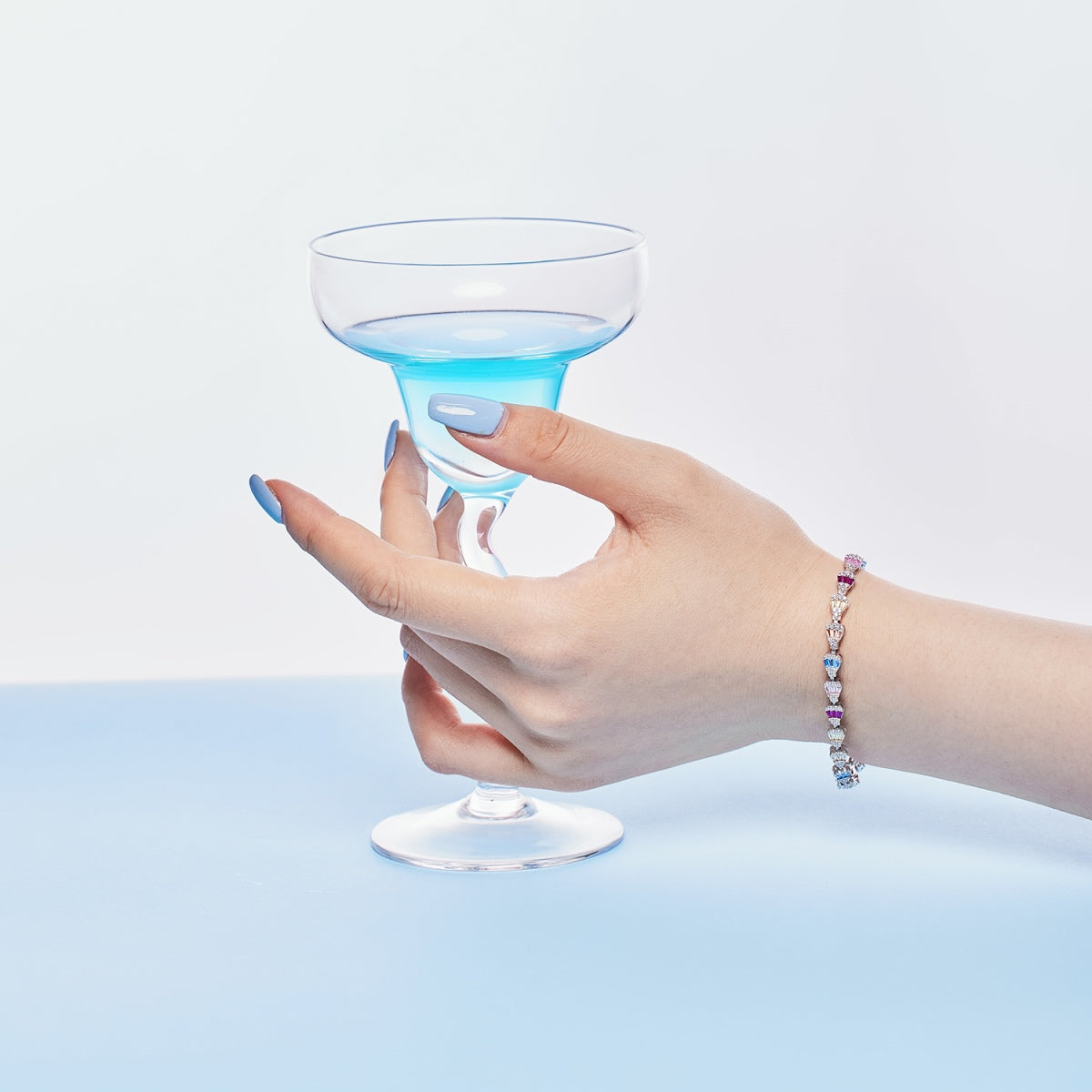 [Echo Fine ]Radiant Water Drop Shape Daily Bracelet