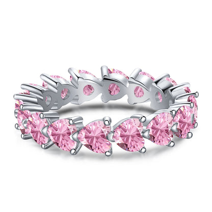[Echo Fine ]0.25 Carat Radiant Romance Heart Cut Lover Ring