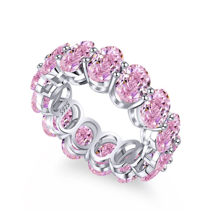 [Echo Fine ]Dainty Elongated Cushion Cut Tennis Ring