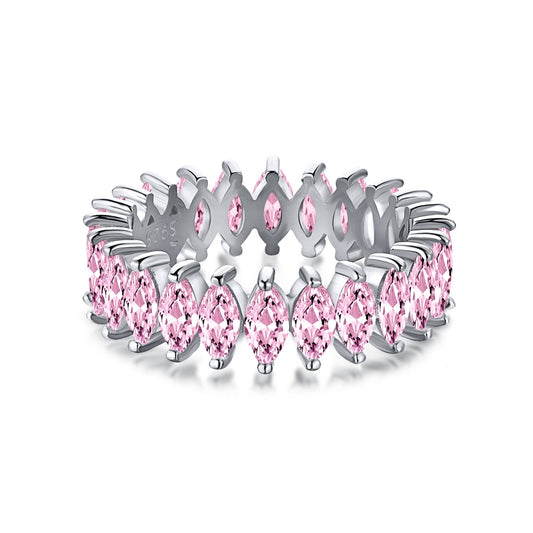 [Echo Fine ]Gorgeous Marquise Cut Tennis Ring