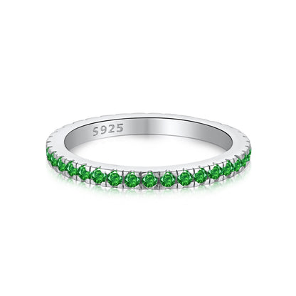 [Echo Fine ]Delicate Sparkling Round Cut Daily Ring
