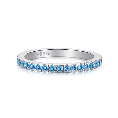 [Echo Fine ]Delicate Sparkling Round Cut Daily Ring