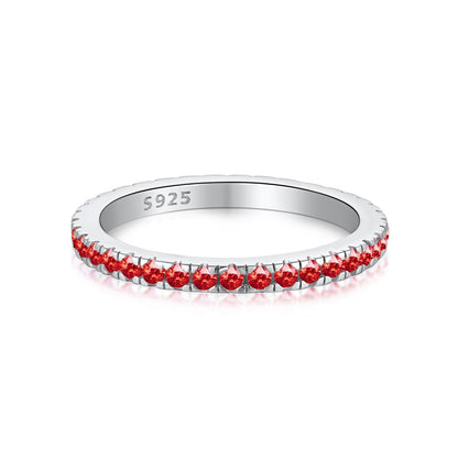 [Echo Fine ]Delicate Sparkling Round Cut Daily Ring