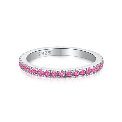 [Echo Fine ]Delicate Sparkling Round Cut Daily Ring