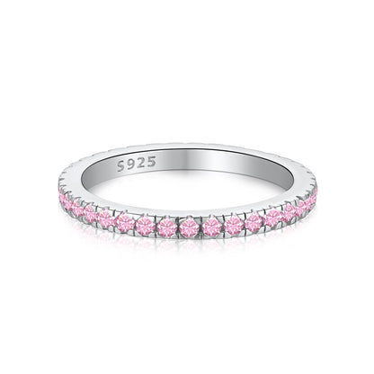 [Echo Fine ]Delicate Sparkling Round Cut Daily Ring