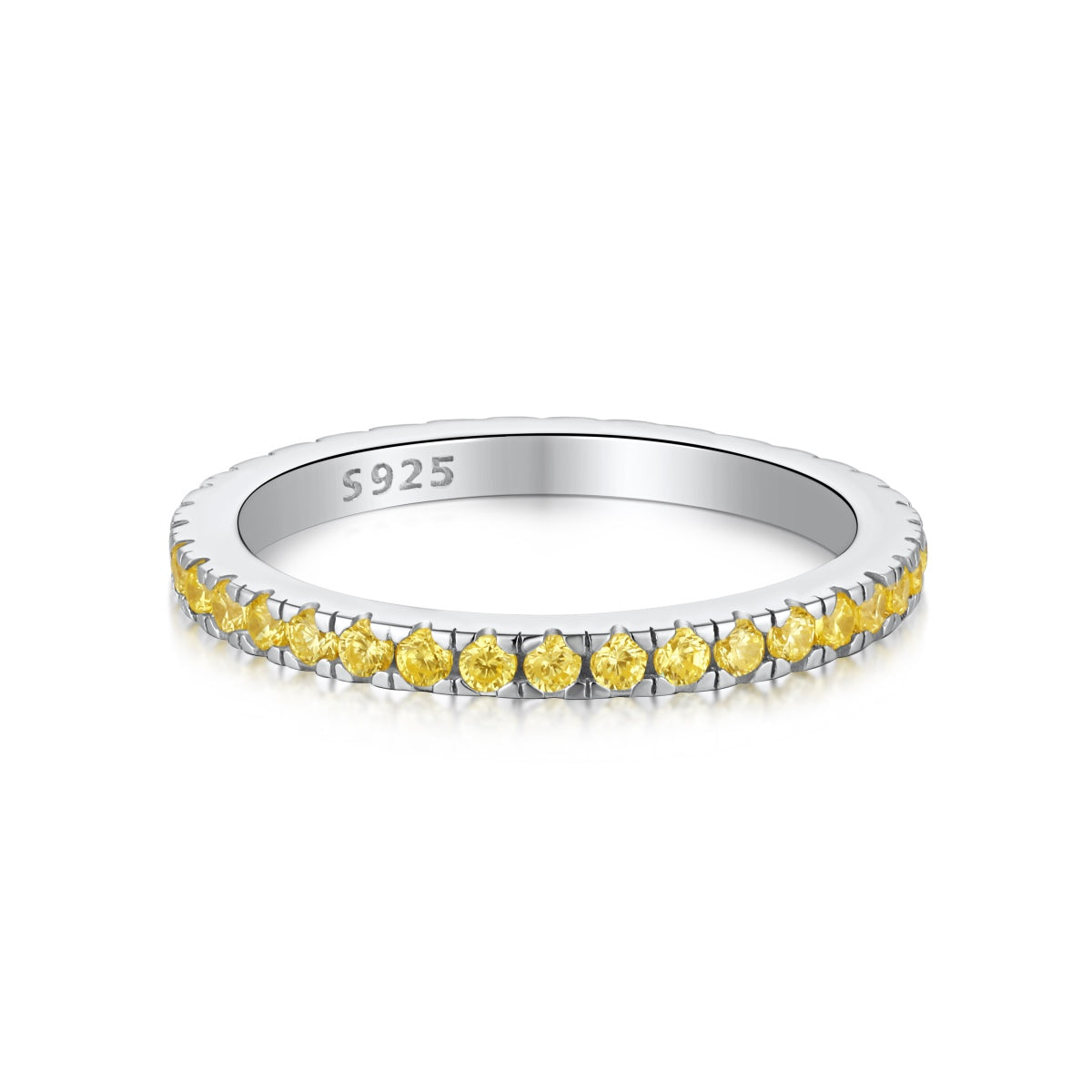 [Echo Fine ]Delicate Sparkling Round Cut Daily Ring