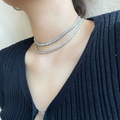 [Echo Fine ]Elegant Tennis Chain Necklace