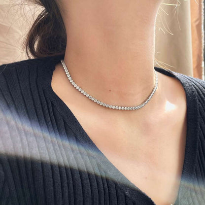 [Echo Fine ]Elegant Tennis Chain Necklace