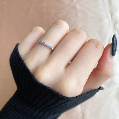 [Echo Fine ]Delicate Sparkling Round Cut Daily Ring