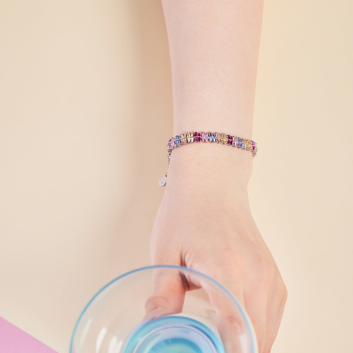 [Echo Fine ]Sparkling Exquisite Multi Cut Party Bracelet