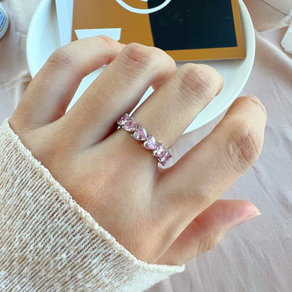 [Echo Fine ]0.25 Carat Radiant Romance Heart Cut Lover Ring