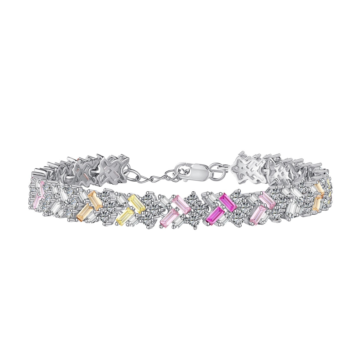 [Echo Fine ]Dazzling Unique Multi Shape Daily Bracelet