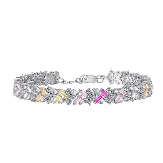 [Echo Fine ]Dazzling Unique Multi Shape Daily Bracelet