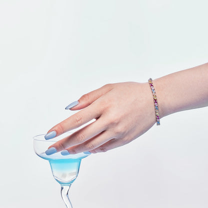 [Echo Fine ]Ornate Sparkling Multi Cut Party Bracelet