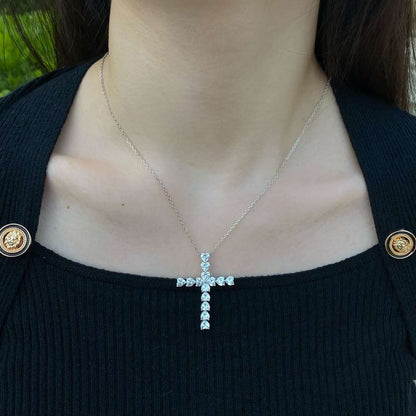 [Echo Fine ]Radiant Cross Shape Necklace