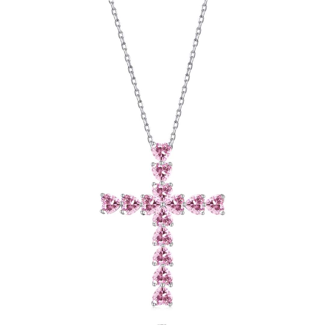 [Echo Fine ]Radiant Cross Shape Necklace