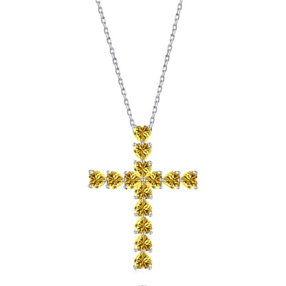 [Echo Fine ]Radiant Cross Shape Necklace