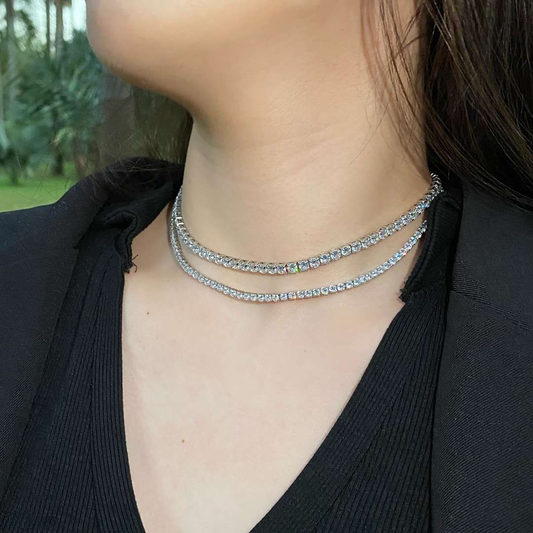[Echo Fine ]Elegant Tennis Chain Necklace