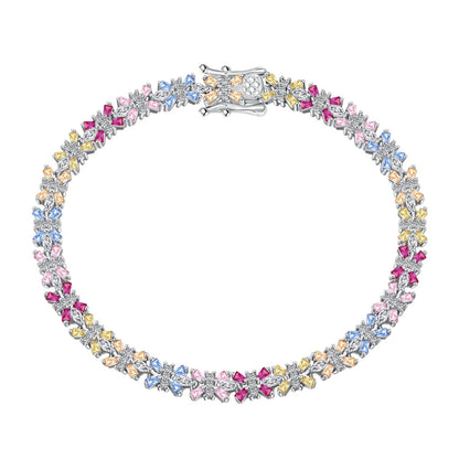 [Echo Fine ]Radiant Colorful Emerald Cut Party Bracelet