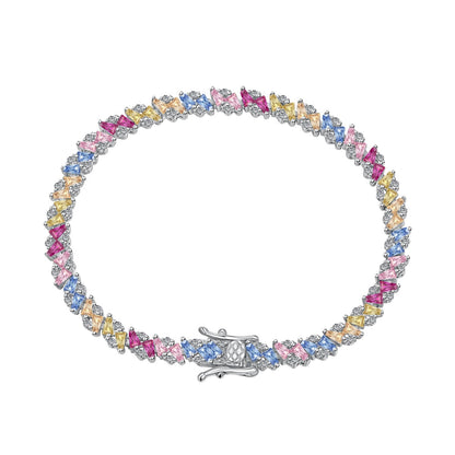 [Echo Fine ]Ornate Sparkling Multi Cut Party Bracelet