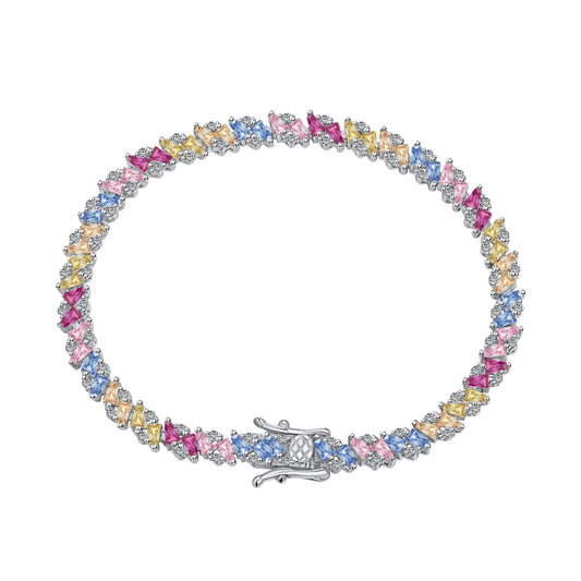 [Echo Fine ]Ornate Sparkling Multi Cut Party Bracelet