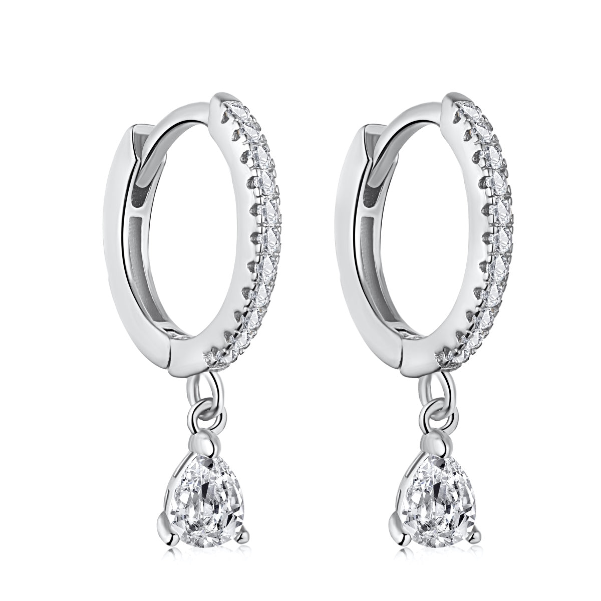 [Echo Fine ]Luxurious Geometric Drop Earrings