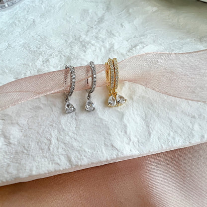 [Echo Fine ]Luxurious Geometric Drop Earrings