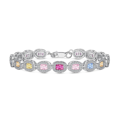 [Echo Fine ]Exquisite Ornate Emerald Cut Daily Bracelet
