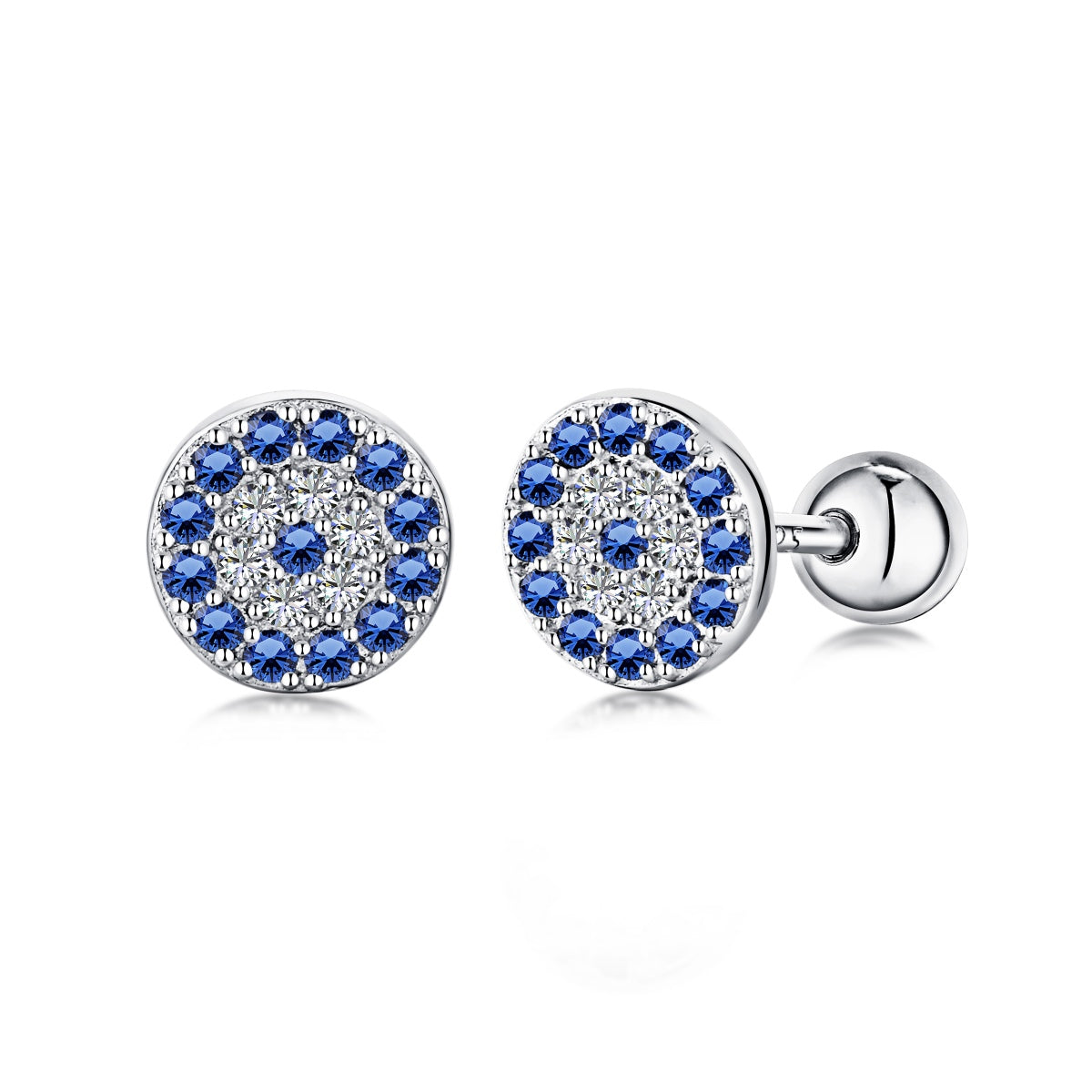 [Echo Fine ]Devil's Eye Ear Bone Nail Earrings