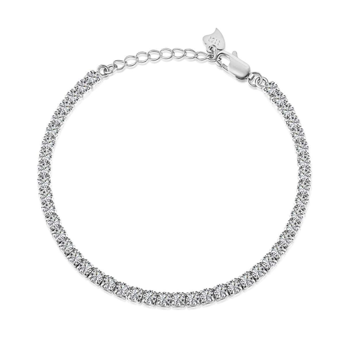 [Echo Fine ]Sparkling Round Cut Daily Bracelet