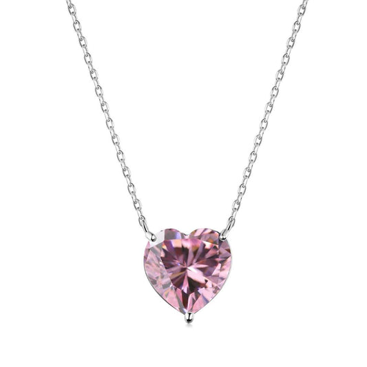 [Echo Fine ]6.0 carat Radiant Heart Shape Necklace