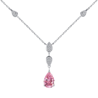 [Echo Fine ]Dazzling Pear Cut Necklace