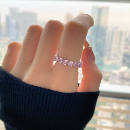 [Echo Fine ]0.25 Carat Radiant Romance Heart Cut Lover Ring