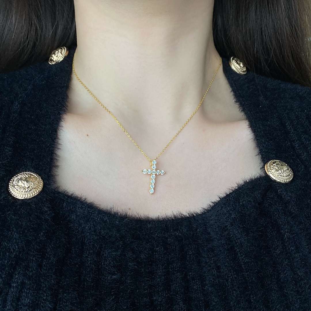 [Echo Fine ]Unique Cross Shape Necklace