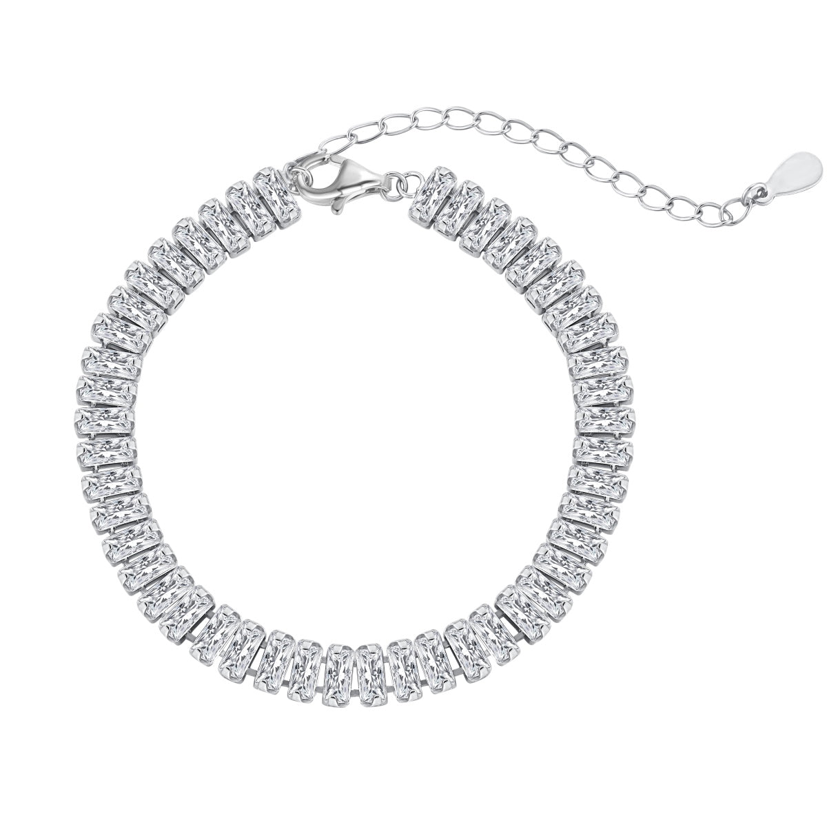 [Echo Fine ]Exquisite Emerald Cut Daily Bracelet
