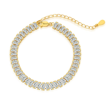 [Echo Fine ]Exquisite Emerald Cut Daily Bracelet