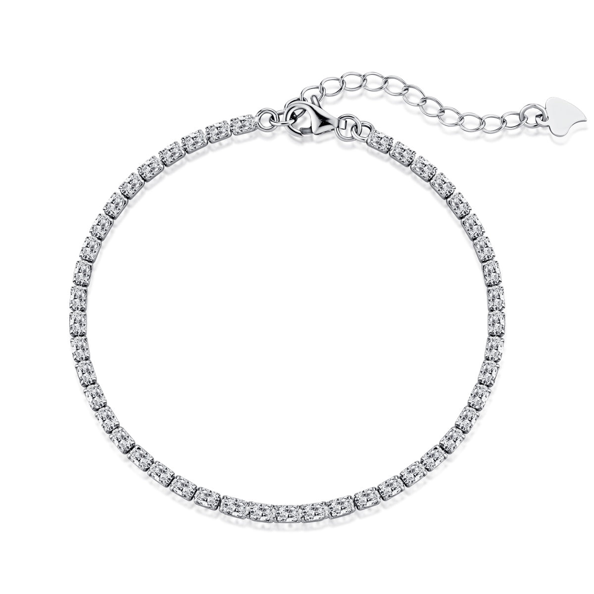 [Echo Fine ]Elegant Emerald Cut Daily Bracelet