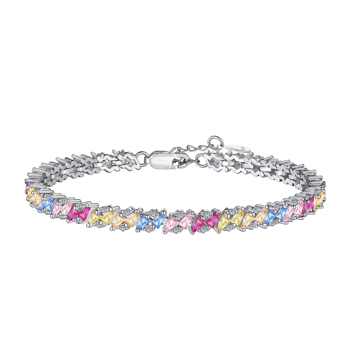 [Echo Fine ]Ornate Sparkling Multi Cut Party Bracelet