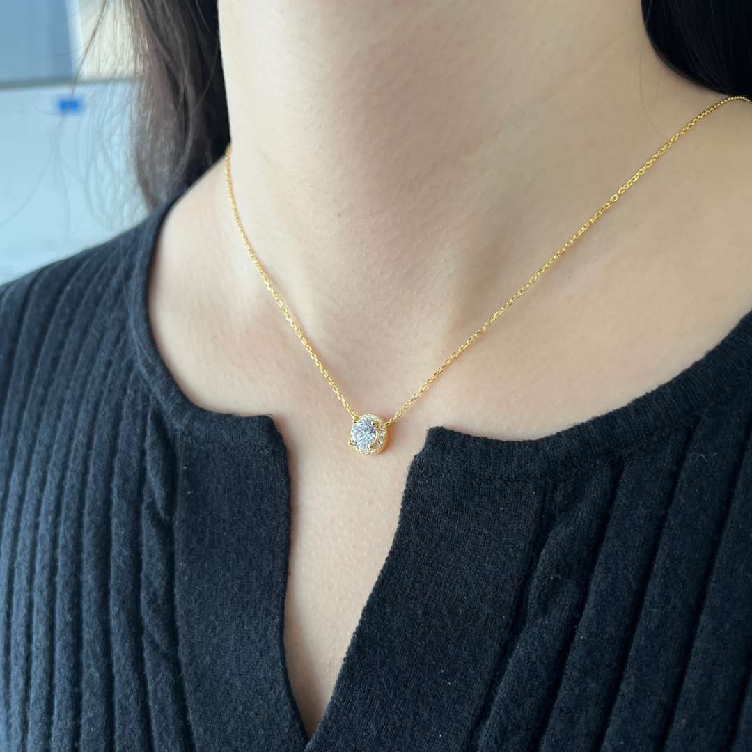 [Echo Fine ]Luxurious Round Cut Necklace