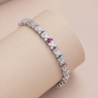 [Echo Fine ]Unique Colorful Flower Shape Daily Bracelet