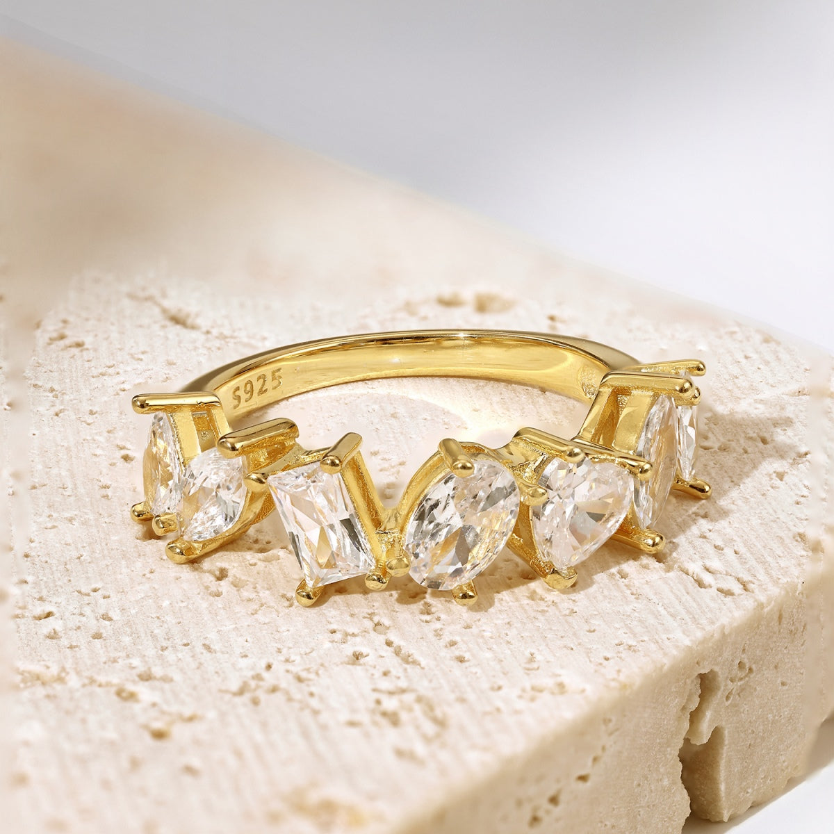 [Echo Fine ]Delicate Multi Cut Ring
