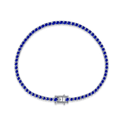 [Echo Fine ]Dazzling Colorful Round Cut Daily Bracelet