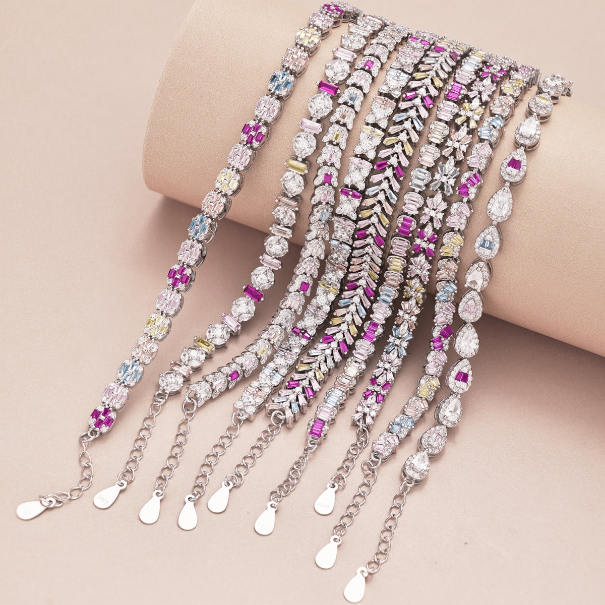 [Echo Fine ]Dainty Radiant Emerald Cut Daily Bracelet