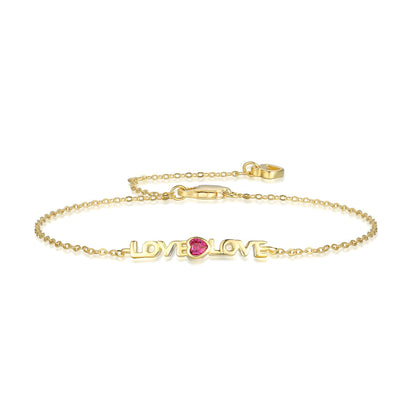 [Echo Fine ]Romantic Heart Shape Lover Bracelet